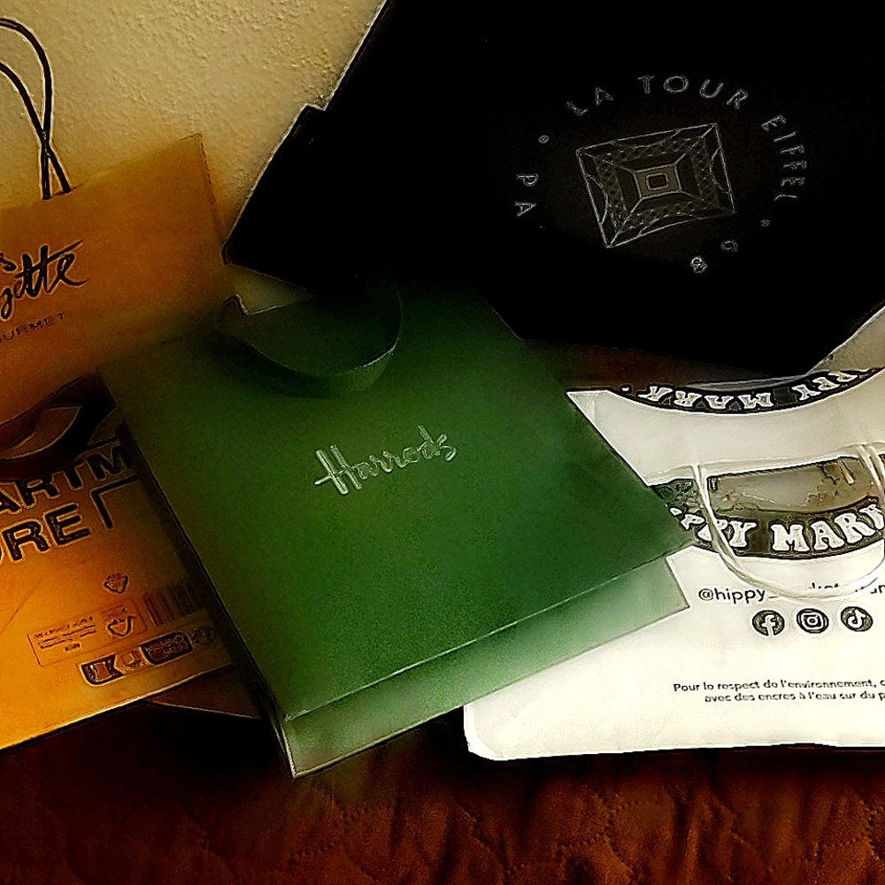 Fancy gift bags from paris